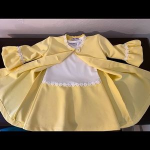 Yellow Easter Dress with Jacket